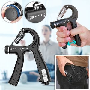 Тренажер за зацврстување на раката со бројач | SQUEEZEFIT