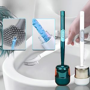 Четка за тоалет со вграден дозатор за чистење | FLUSHBRUSH
