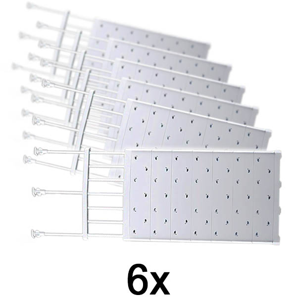 6x Распоредлива полица за чување | SHELFEXPEND