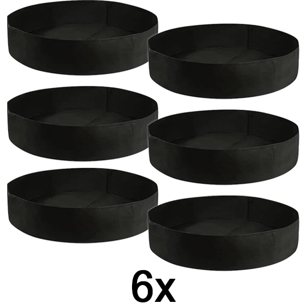 6x Текстилна подигната градинска леа – 90 x 30 см, дишечки филц | PLANTIE